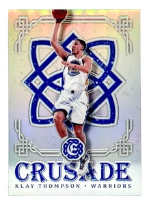 2016-17 Excalibur Crusade Silver Prizm #26 Klay Thompson Golden State Warriors - Picture 1 of 2