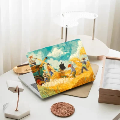 Estuche Retro Cosecha Pintura MacBook Pro Air Fantasía Apple M5 M4 Max 14" 16" 2025 Foto 1 de 4