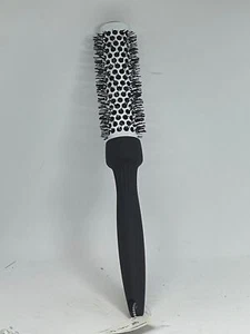 Styling Thermal Ionic Ceramic Round Hair Brush - 1" Barrel - Black & White - New - Picture 1 of 5