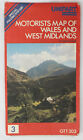 Carte vintage des automobilistes UNIPART du Pays de Galles + West Midlands GTT 203 - 1977