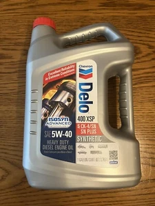 Chevron Delco 400 XSP Synthetic 5W-40 Heavy Duty Diesel Engine Oil Brand New - Picture 1 of 2