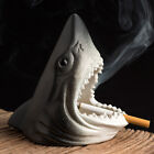 Cendrier en céramique sculpture de requin créative boîte de rangement entrée clé rangement cadeau