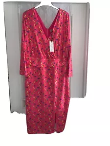 lindy bop dress 18 Style Stella, Colour Print Pink Lizards - Picture 1 of 9