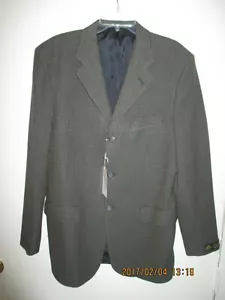 Men's Clothing Sport Coat Mila Schon size 40L Jacket Made in Italy New with Tags - Picture 1 of 8