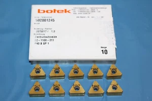 10 piastre di perforazione Botek 502001245 piastre di tornitura piastre di taglio reversibili 22-1100-211 - Foto 1 di 6