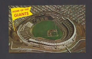 Cartolina San Francisco Giants Stadium anni 60 ritratti aerodinamici candeliere - Foto 1 di 2