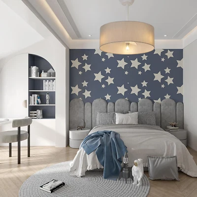 Boho Ceiling Fan with Light Flush Mount,20Inch Caged Ceiling Fan with Litght and - Image 1 of 4