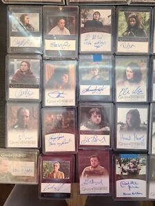 Game Of Thrones Auto Lot 41 Cards 39 Autos Sophie Turner Emila Clarke...