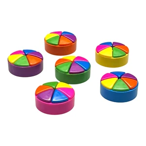 Trivial Pursuit Game Bet You Know It Tokens and Scoring Wedges Complete Set of 6 - Picture 1 of 1