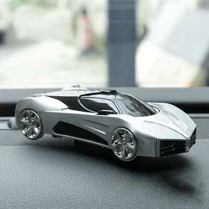 Silver Car Model Phone Holder Cool Sporty Shape Slip Resistant 360° Rotatable - Photo 1 sur 12
