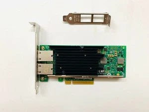 Intel X540-T2 X540-AT2 10G PCI-E Dual RJ45 Ports Ethernet Network Adapter LOT - Picture 1 of 33