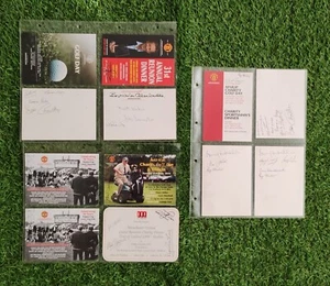 Tarjetas de admisión Manchester United Dinner que contienen 12 tarjetas de firma múltiple - Imagen 1 de 21