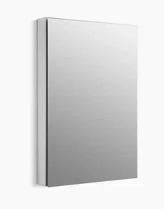 Kohler Catalan 2943-PG Aluminum Single-Door Medicine Cabinet 24" x 36” - Picture 1 of 6