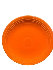 Vintage Genuine FIESTA fiestaware HLCo USA Orange 14” Chop Plate Platter - Picture 1 of 5