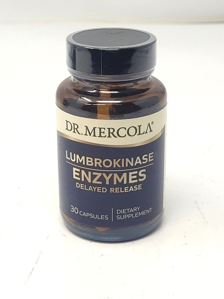 Dr. Mercola Lumbrokinase Enzymes Dietary Supplement - 30 Tablets