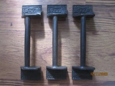 1890 Cast Iron J G Wilson Door Handles - Rolling Steel Doors by EACH, 3 Avai - Image 1 of 4