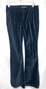 Pantalones para mujer Free People negros de terciopelo acampanados talla 28x33,5 (B*J) - Imagen 1 de 7