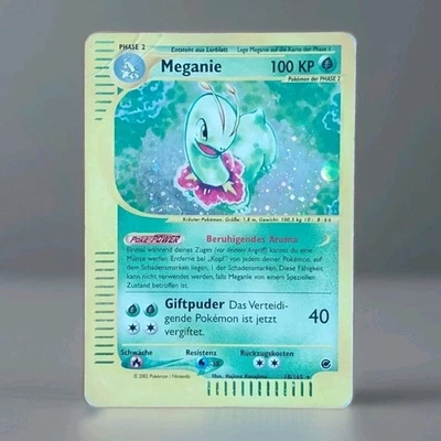 Meganie Holo Pokemon Karte Deutsch 18/165 Expedition - Bild 1 von 3