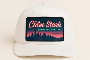 Chloe Stark Chase The Horizon Sombrero Parche de Metal Extraíble, Snapback - Imagen 1 de 1