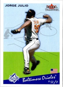 2002 Fleer Tradition Update Jorge Julio #U195 Baltimore Orioles Baseball Card - Picture 1 of 2