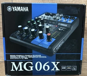 Yamaha MG06 6-Channel Mixing Console with 2 Microphone Input - Picture 1 of 9