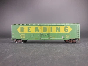HO SCALE WEATHRED CUSTOM DECORATED RDG 115445 READING 50' BOX CAR - Picture 1 of 4