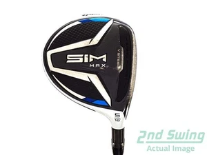 TaylorMade SIM MAX Fairway Wood 5 Wood 5W 18° Graphite Regular Right 42.5in - Picture 1 of 12