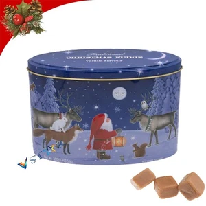 Gardiners Christmas Santa & Moon Vanilla Fudge Oval Tin 300g Xmas Treat - Picture 1 of 1