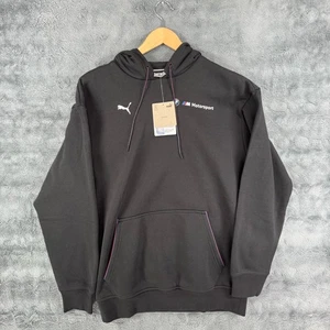 Puma BMW M Motorsport Hoodie Black Adult Size Small Pullover - Picture 1 of 6
