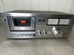 Akai GXC-704D stereo cassette deck spares or repair. Power Fault - Picture 1 of 14