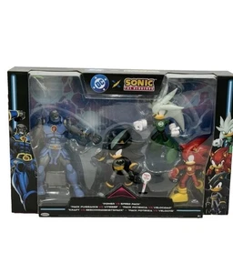 DC X Sonic the Hedgehog Power Vs Speed Pack Darkseid Jakks Pacific Paquete de 4 ¡NUEVO! - Imagen 1 de 1