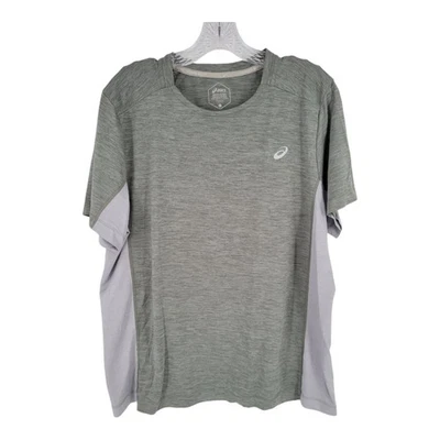 Camiseta deportiva para hombre ASICS talla L gris elástica manga corta Foto 1 de 4