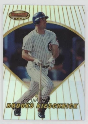 1996 Bowman's Best Previews Refractor Brooks Kieschnick #BBP3 - Image 1 of 2