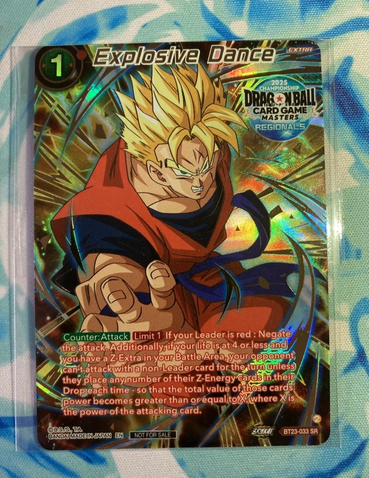 Explosive Dance BT23-033 SR *Top 4 2025 Regional Alt-Art FOIL NM* - Image 1 of 1