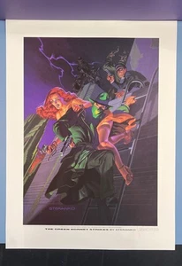 1990 Jim Steranko The Green Hornet Strikes Signed Print #1090/1500 - 23"x17" - Picture 1 of 4