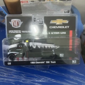 1/64th M2 Hobby HS-01 Maj. G. Action Line 1968 Chevrolet C60 Flatbed Truck - Picture 1 of 7