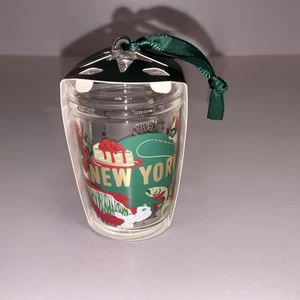 Starbucks 2025 New York State Discovery Series Glas Christmas Holiday Ornament - Bild 1 von 7