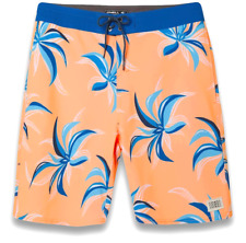 O'Neill Grove Flow Cruzer Board Shorts - NWT Mens 34 Orange / Blue - #43770-W8