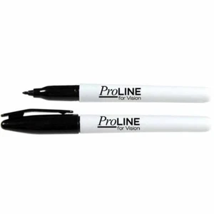 Pluma marcadora de escritura ProLine punta audaz para personas con discapacidad visual, sin sangrado, paquete de 12 - Imagen 1 de 1