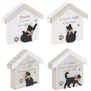 Placas de pie Shudehill Giftware Moggy Mates 345662 - Imagen 1 de 5