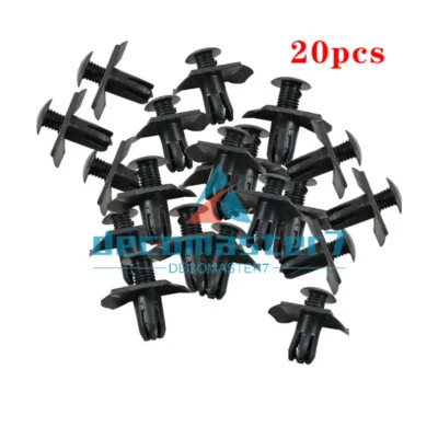 20 PIEZAS Clip de sujeción de cubierta de parachoques Mazda Nissan de nailon 18 mm x 10 mm Foto 1 de 4