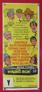 DIE FALSCHE BOX ORIGINAL 1966 DAYBILL KINO FILM FILM POSTER John Mills 60er - Bild 1 von 5