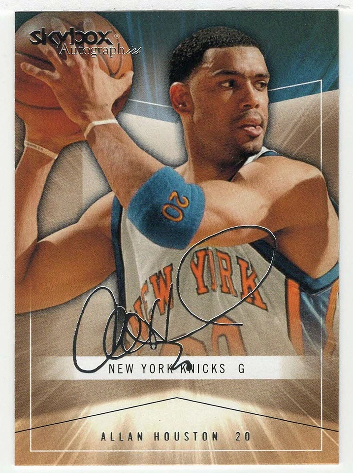 Allan Houston - New York (NBA Basketball) 2004-05 Skybox Autographics # 7 Mint - Image 1 of 1