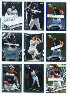White Sox, Robert, Crochet, Frank Thomas, Moncada, Auto, Rookie 189 Card Lot #A - Picture 1 of 22
