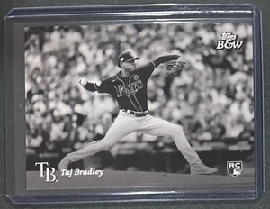 Taj Bradley 2023 Topps Black & White RC #55 Tampa Bay Rays - Picture 1 of 2
