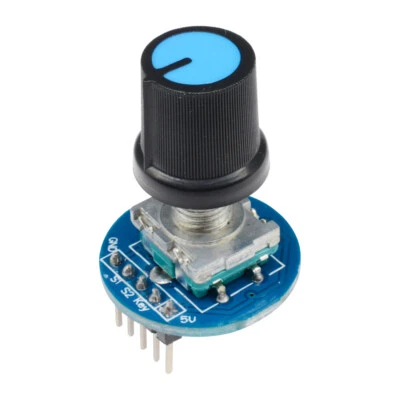2PCS Rotary Encoder Module Rotating Potentiometer Knob Cap Digital Control 5V Foto 1 de 4