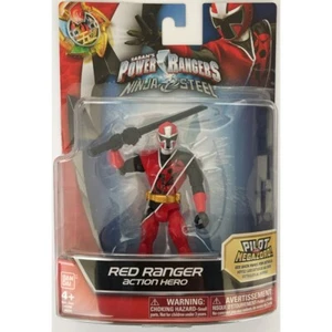Figura de héroe de acción Power Rangers Ninja Steel 5 pulgadas Red Ranger - Imagen 1 de 2