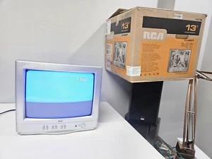 RCA TV 13V420T Colour TV Television 13” Retro Gaming Tested Works In Box NM - Picture 1 of 14