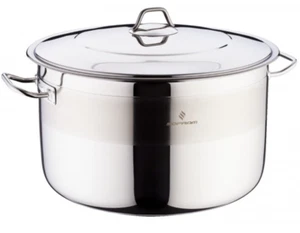 22 qt Large Stainless Steel Stockpot Deep Soup Pot Casserole Pot Stock Pot - Picture 1 of 11