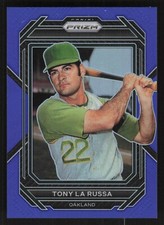 2023 Panini Prizm Baseball #291 Tony La Russa Hobby Blue Prizm #'d /149